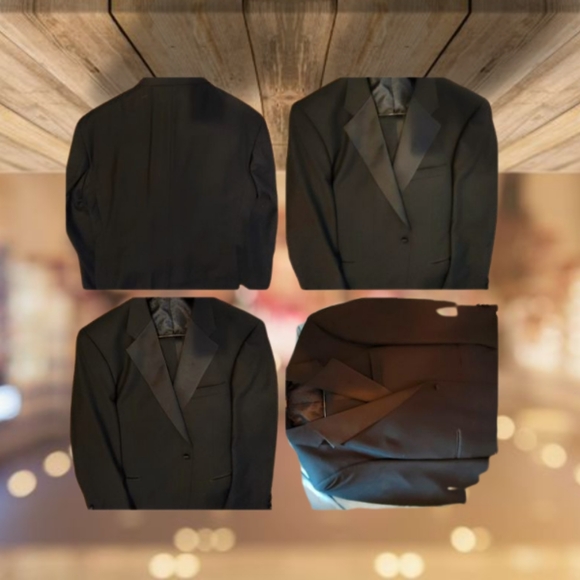 Beautiful excellent condition, Italian, 46R black - Picture 6 of 9